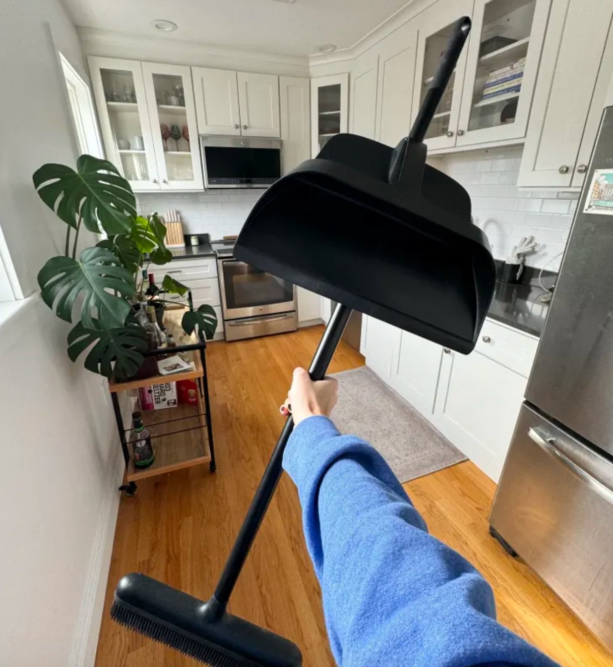 Apartment Therapy | The Stylish Silicone Broom That Has Me Vacuuming So Much Less